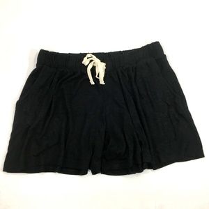 GAP knit shorts black elastic waist (D247)